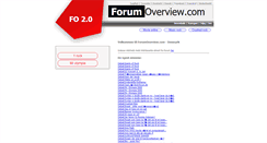 Desktop Screenshot of dk.forumoverview.com