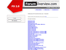 Tablet Screenshot of dk.forumoverview.com